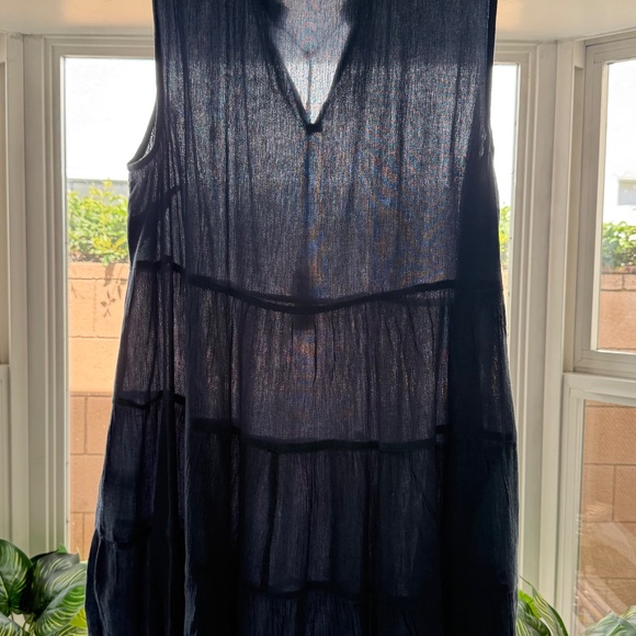 J.Jill Gauzy Sleeveless Sheer Dress Size XL - Picture 4 of 9